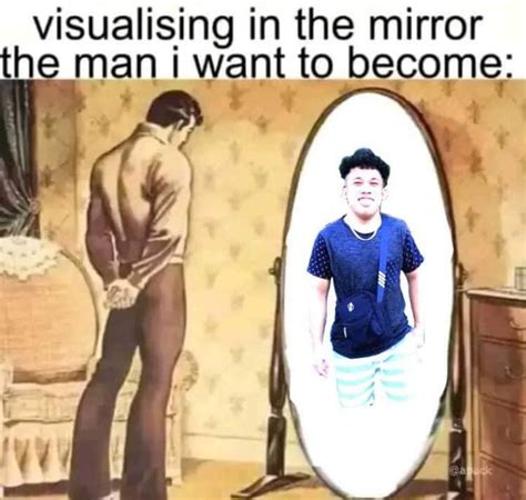 future looking in mirror meme|More.